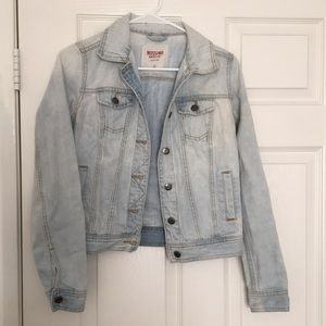 Extra small Mossimo light blue wash denim jacket
